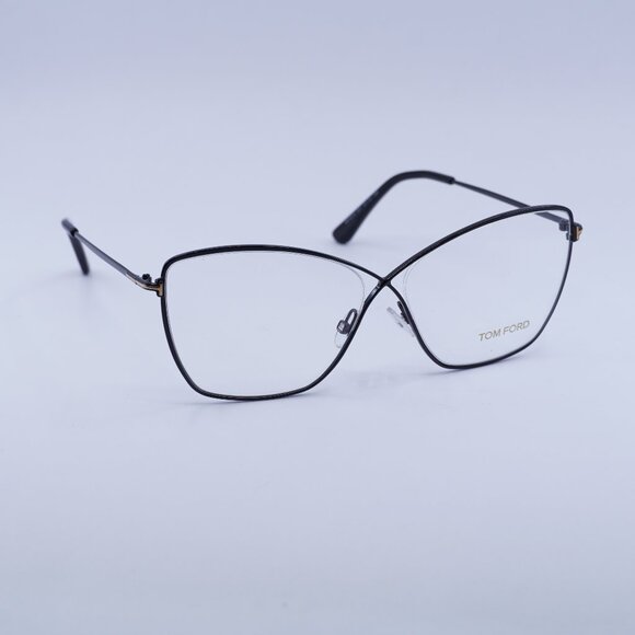 🕶️ New Tom Ford TF5518 001 Eyeglasses - Black Frame 57mm